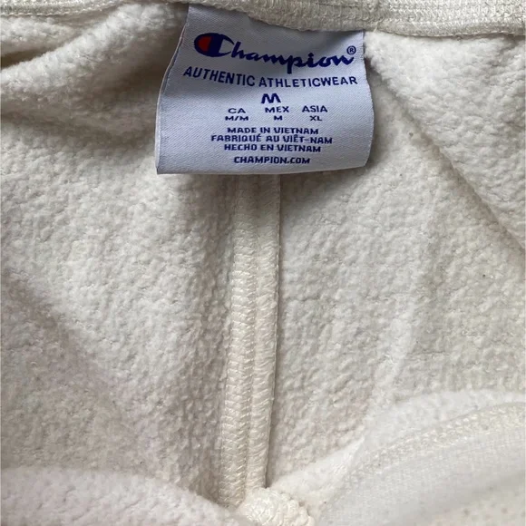 Notre Dame cream shamrock drawstring Champion sweatpants - Picture 6 of 7